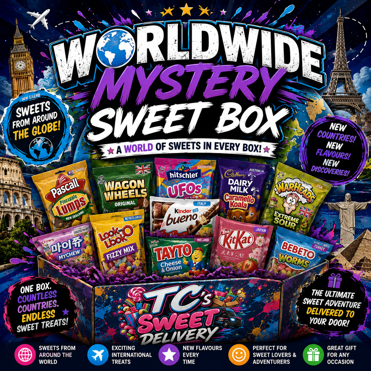Worldwide Mystery Sweet Box